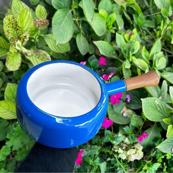 Dansk Kobenstyle Blue Enamel Sauce Pan Fondue Pot Made in France NO LID - Picture 2 of 6